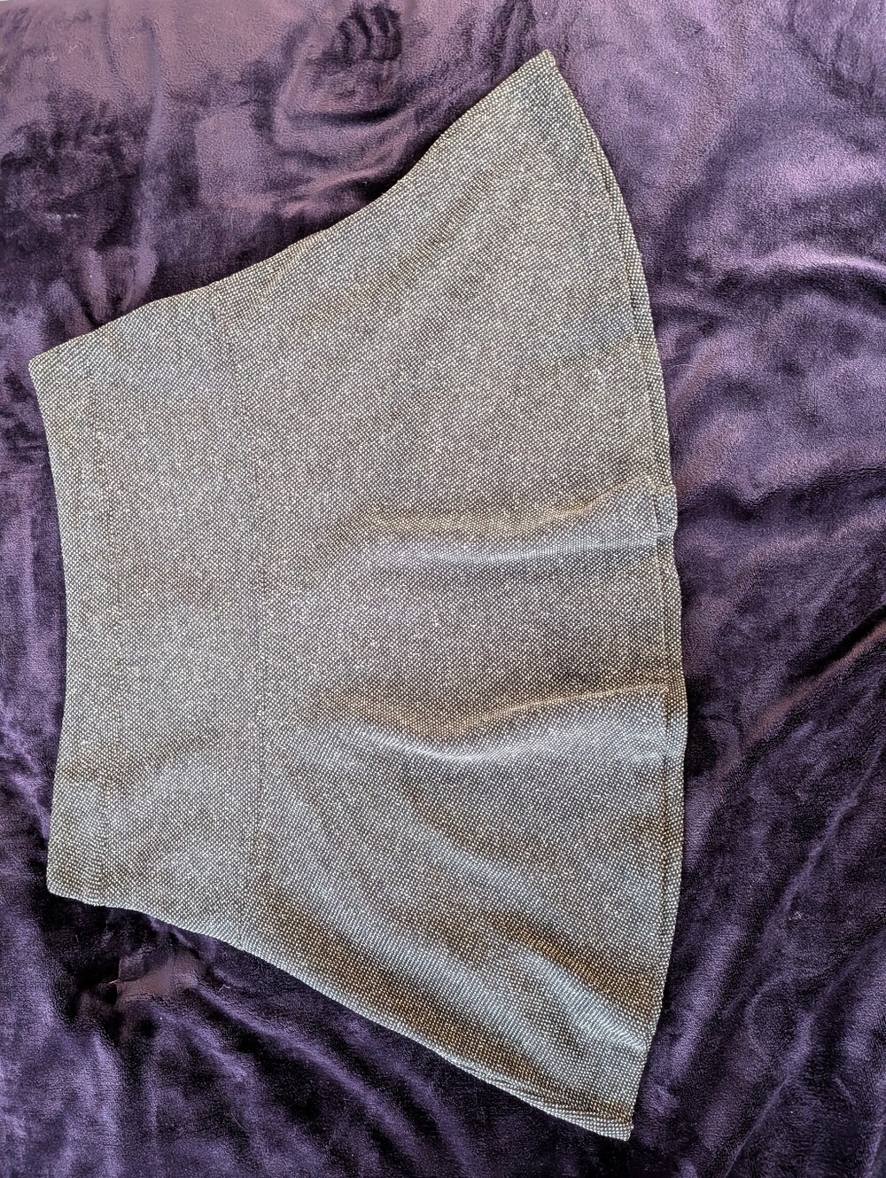 New York & Company Grey Knit Skirt